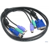 Кабель  D-Link  DKVM-CB5 Кабель KVM длиной 4,5 м с разъемами PS2