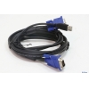 Кабель  D-Link DKVM-CU3 Кабель KVM длиной 3 м с разъемом USB