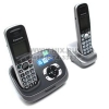 Panasonic KX-TG6522RU1 <Black-Silver> р/телефон (2 трубки с ЖК диспл.,DECT, А/Отв)