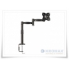 Настольное наклонно-поворотное крепление Kromax OFFICE-2, для ЖК монитора 13"-26", 4 ст. свободы, 3D вращение, VESA 75/100, max 10 кг Черный