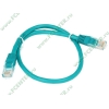 Патчкорд UTP 5e кат. Flextron "LAN-UTP5E-0.5-01-P1" с разъемами RJ-45, медь, позолоченные контакты (0.5м) (oem)