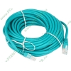 Патчкорд UTP 5e кат. Flextron "LAN-UTP5E-10.0-01-P1" с разъемами RJ-45, медь, позолоченные контакты (10.0м) (oem)