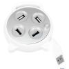 Концентратор USB 2.0 Konoos UK-10 "Рулетка" (4 порта)