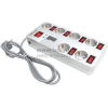 Сетевой фильтр SVEN FORT PRO Silver <1.8м> (  6 розеток)