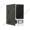 Корпус Miditower Linkworld "3160-11", ATX, черно-серебр. (без БП) 