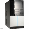 Корпус Linkworld 437-18 mATX Black-Silver 430W USB/Audio (c2128)