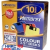 Дискета 3,5" 1,44 MB MEMOREX                   уп. 10 шт.