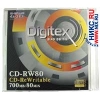 CD-RW DIGITEX         700MB 10X SPEED