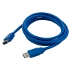 Кабель Удлинитель PC PET USB 3.0 Am-Af extension cable 1.5m (USAMAF20-15)