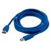 Кабель Удлинитель PC PET USB 3.0 Am-Af extension cable 3m (USAMAF30-30)