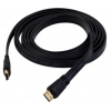 Кабель аудио-видео FLAT HDMI (m)/HDMI (m) 3м. черный