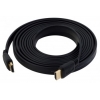 Кабель аудио-видео PC Pet HDMI (m)/HDMI (m) 3м. Позолоченные контакты черный (HDMIFL14-30)