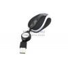 Kreolz Optical Mouse <MC54> Black (RTL) USB 3btn+Roll,Retractable, уменьшенная
