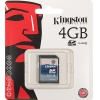 Флеш карта SDHC 4Gb Class4 Kingston SD4/4GB