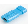 Флеш Диск Verbatim 4Gb PinStripe 47393 USB2.0 голубой (мин.кол.5)