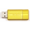 Флеш Диск Verbatim 4Gb PinStripe 47390 USB2.0 желтый SUN KISSED (мин.кол.5)