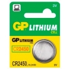 Батарея GP Lithium CR2450 (1шт) (GP CR2450-8C1) (мин.кол.10)
