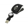 Kreolz Optical Mouse <MC51> Black (RTL) USB 3btn+Roll,Retractable, уменьшенная
