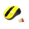 A4-Tech Mouse <G9-370-Yellow(3)> (RTL) USB 3btn+Roll, беспроводная, уменьшенная