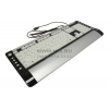 Клавиатура CBR <KB-370GLM> Silver&Black <USB> 105КЛ+13КЛ М/Мед,подсветка клавиш