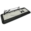 Клавиатура CBR <KB-355GLM> Black <USB> 105КЛ+15КЛ М/Мед, подсветка клавиш