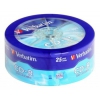 Диск CD-R Verbatim 700Mb 52x extra protect wagon wheel (25шт) 43726 (43 726)