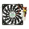 Вентилятор Scythe "Kaze-Jyuni Slim SY1212SL12L" d120мм, 1200об./мин. (питание от мат.платы и разъёма питания ATA HDD) (ret)