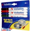Verbatim Маркер для CD Disc 4шт (красный/синий/зелёный/чёрный)