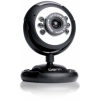Камера интернет Denn DWC610 кнопка "take photo", USB 2.0, 0,3 Mpx, устанавливается на монитор, функция ночного видения с ругулятором яркости освещения