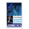 Наушники Denn DHE540  неодимовый магнит, 32Ом, 101Дц, 18-22КHz, провод 1,2м, разъем "I" 3,5мм, силиконовые вставки 3 размеров,
