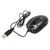A4-Tech Glaser Mouse <X6-28D-Black Dot(6)> (RTL) USB 4btn+Roll