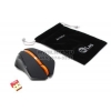 A4-Tech GlassRun Mouse <G9-310-4 Black+Orange> (RTL) USB 3btn+Roll, беспроводная, уменьшенная