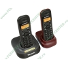 Радиотелефон Panasonic "KX-TG1402RU3", DECT, с опред.номера, доп.трубка, черный 