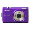 Фотоаппарат Nikon CoolPix S5100 пурпурный 12.2Mp 5 2.7" 720p 32Mb SDHC EN-EL10  (VMA644E1)