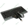 Комплект клавиатура + мышь A4Tech "GL-5630", беспров., черно-серый (USB) (ret)