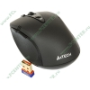 "Мышь" A4Tech "G10-660L-1" оптич., беспров., 6кн.+скр., черный (USB) (ret)