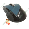 "Мышь" A4Tech "XFAR G9-600-2" оптич., беспров., 3кн.+скр., сине-черный (USB) (ret)