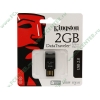 Накопитель USB flash 2ГБ Kingston "DataTraveler Mini Slim" DTMS/2GB, черный (USB2.0) 