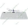 Клавиатура Genius "Slim Star 310", 104+14кн., белый (PS/2, USB) (ret)
