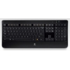 Клавиатура Logitech K800 черный USB беспроводная Multimedia LED (подставка для запястий) (920-002395)