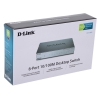 Коммутатор D-Link DES-1008D/L2B Неуправляемый коммутатор с 8 портами 10/100Base-TX