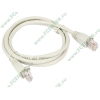 Патчкорд UTP 5e кат. Flextron "LAN-UTP5E-1.0-02-P1" с разъемами RJ-45, CCAW, позолоченные контакты (1.0м) (oem)