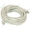 Патчкорд UTP 5e кат. Flextron "LAN-UTP5E-10.0-02-P1" с разъемами RJ-45, CCAW, позолоченные контакты (10.0м) (oem)