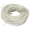 Патчкорд UTP 5e кат. Flextron "LAN-UTP5E-30-02-P1" с разъемами RJ-45, CCAW, позолоченные контакты (30.0м) (oem)