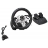 Руль Gembird Wireless Steering Wheel <STR-W1-VF>(Vibration, рулевое колесо, педали, USB2.0)