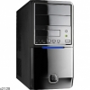 Корпус Linkworld 437-24 mATX Black-Silver 350W USB/Audio (c2128)