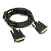 Kreolz <CDD18> Кабель> монитор - SVGA card <DVI-D to DVI-D Dual Link (25M -25M)  1.8м  2  фильтра