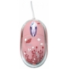 Мышь Saitek PM46pb  с ковриком  Expressions Mouse&Pad розовая   800dpi оптическая, 2 кнопки и колесо прокрутки USB