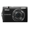 Фотоаппарат Nikon CoolPix S5100 черный 12.2Mp 5 2.7" 720p 32 SDHC EN-EL10  (VMA641E1)