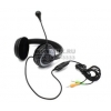 Наушники с микрофоном Ritmix RH-518M (с регулятором громкости, шнур 2.4м)